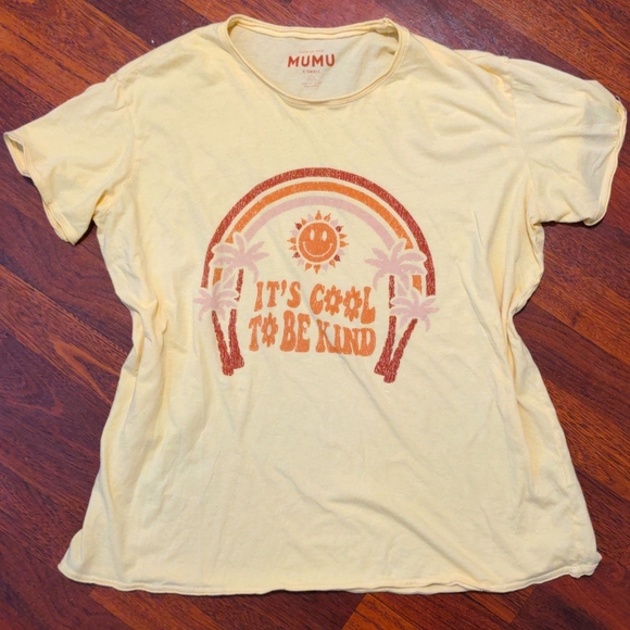 Show me your mumu oversized It's cool to be kind shirt. Size XS - Picture 2 of 2